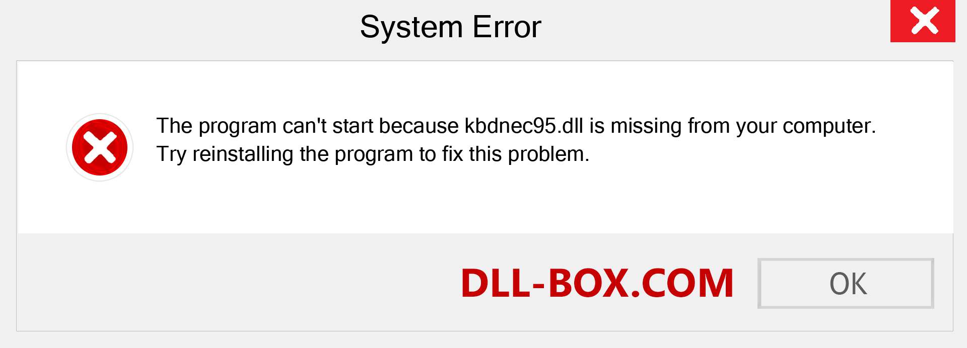  kbdnec95.dll file is missing?. Download for Windows 7, 8, 10 - Fix  kbdnec95 dll Missing Error on Windows, photos, images